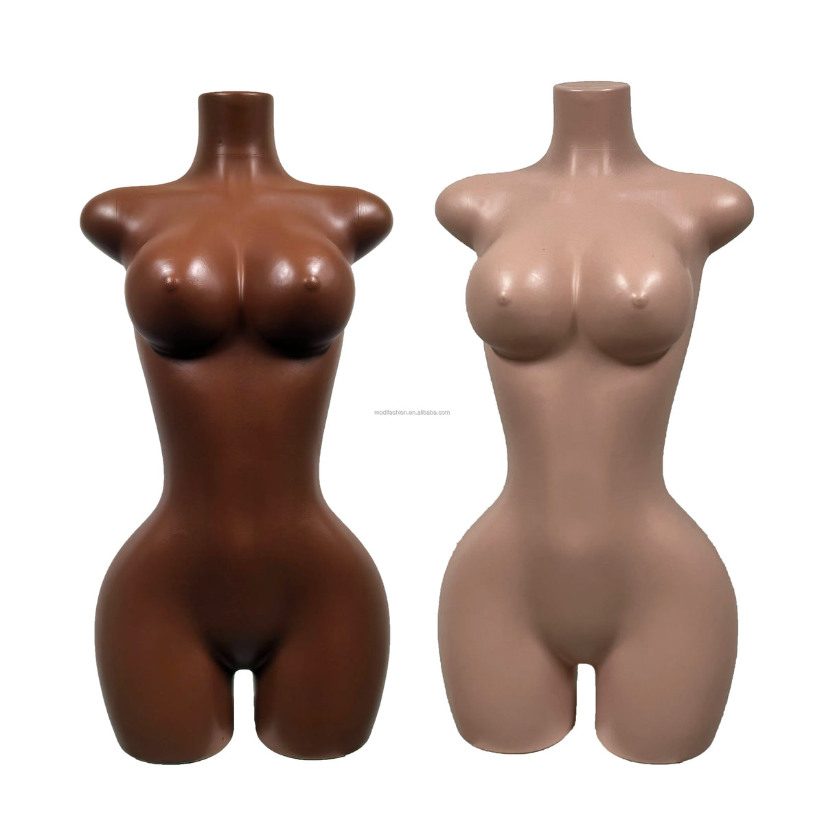 Fabric BBL curvy Brazilian female dress-form torso
