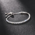 Minimalist high-sense 4 mm single-row bangle