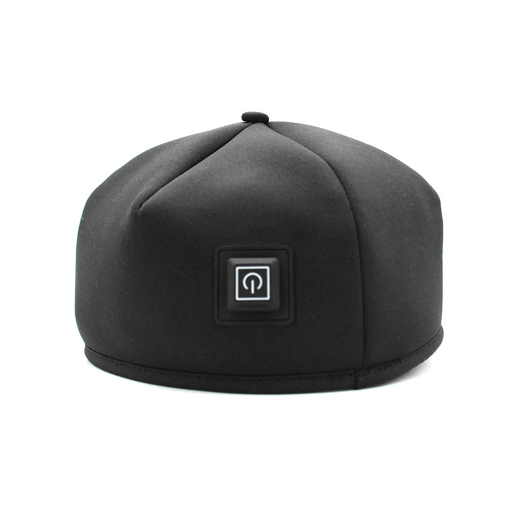 Black red-light therapy cap