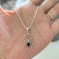 Halloween ghost/spider necklace