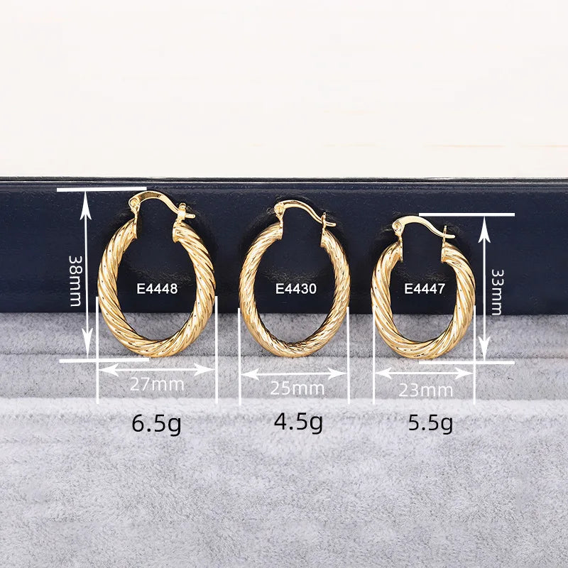 Geometric U-shape ear cuffs