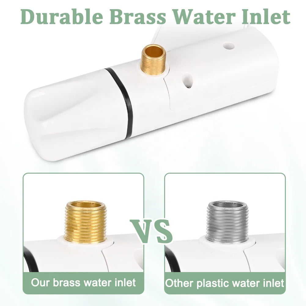 White non-electric detachable bidet attachment, ABS plastic