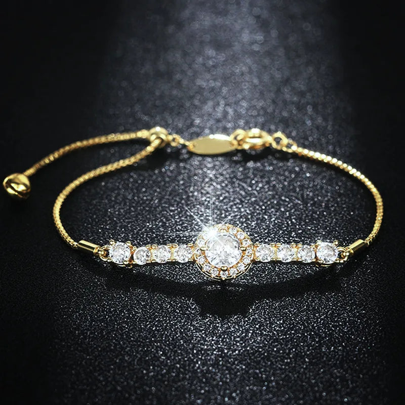 Round zircon bracelet