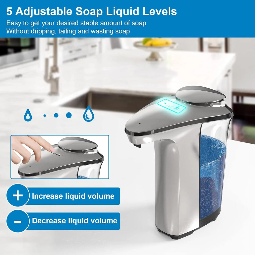 Touchless soap dispenser, 500 ml / 5 levels