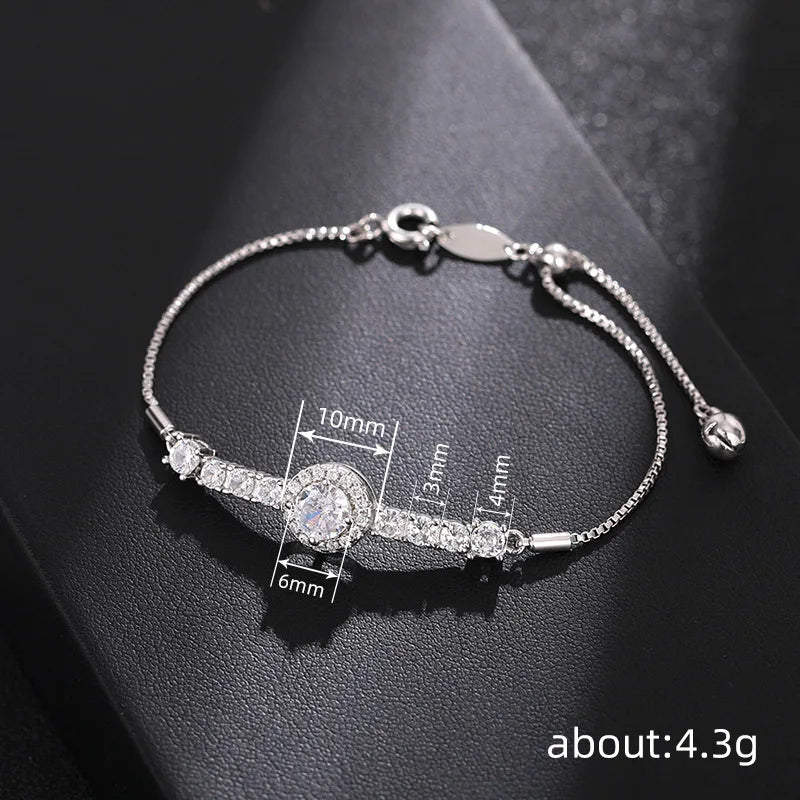 Round zircon bracelet