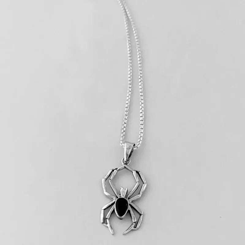 Halloween ghost/spider necklace