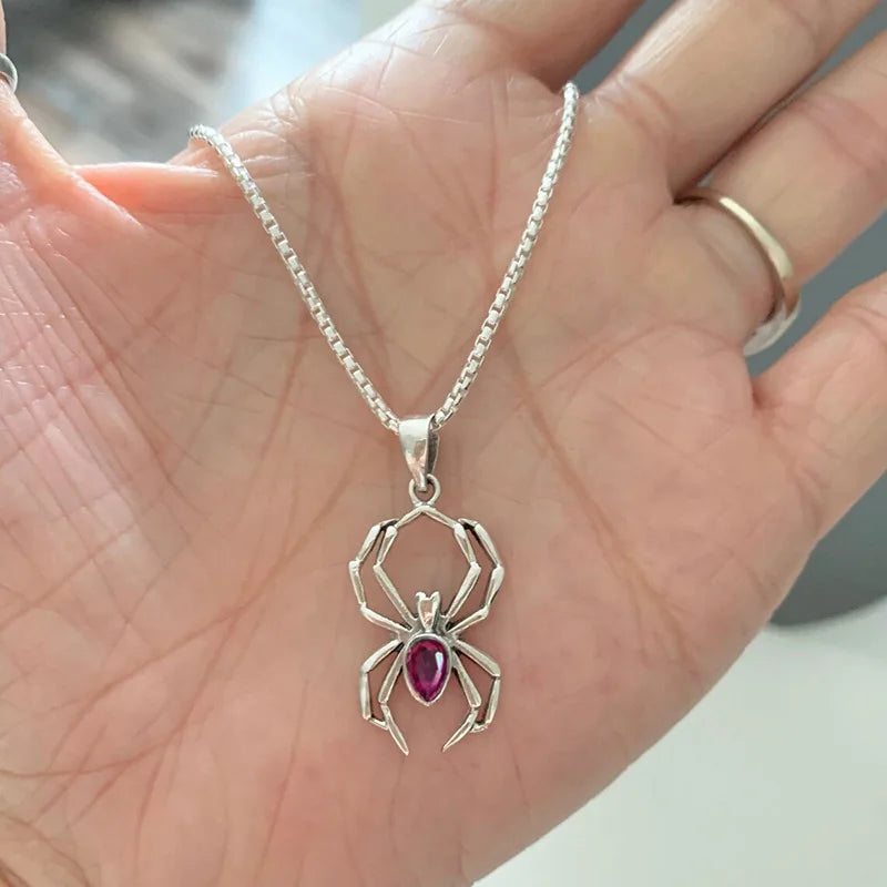 Halloween ghost/spider necklace