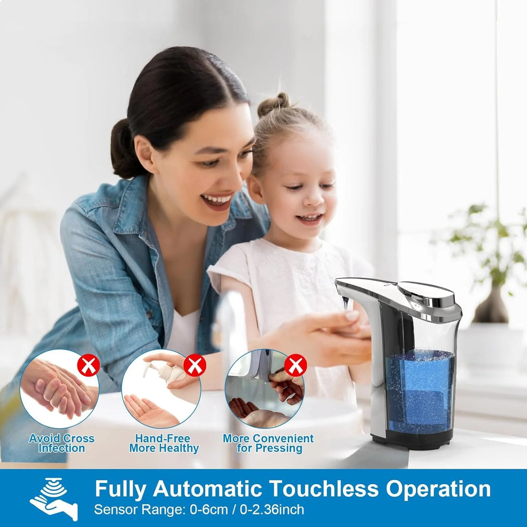 Touchless soap dispenser, 500 ml / 5 levels