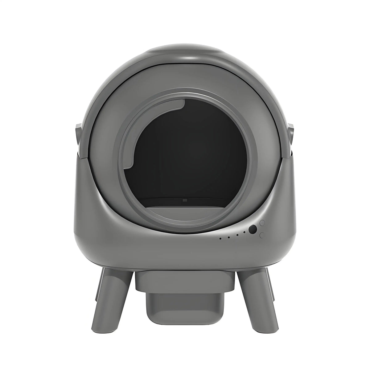 Automatic cat litter box, 65 L, gray