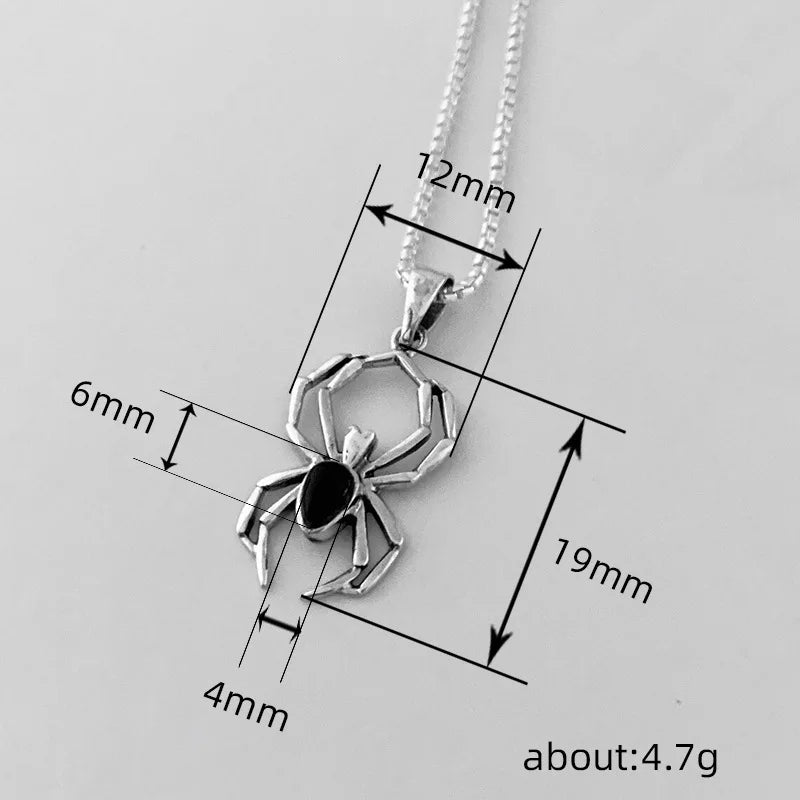 Halloween ghost/spider necklace