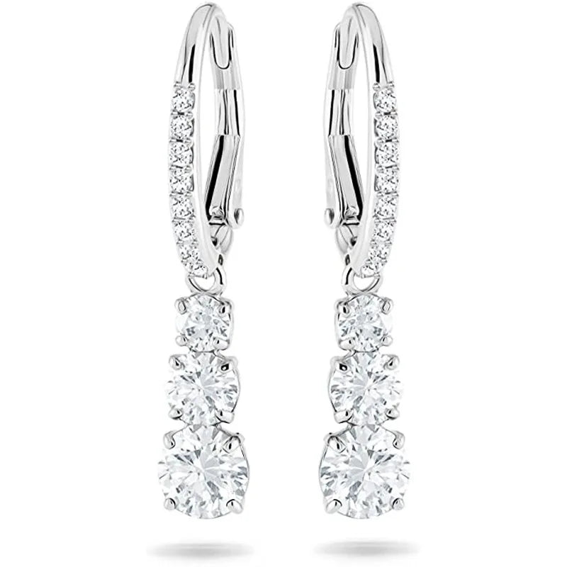 Long-bar drop earrings