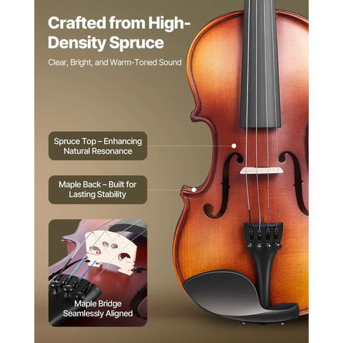 3/4-size violin set with accessories